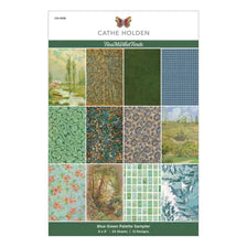 Blue Green Palette Sampler 6 x 9-inch Paper Pad from the Flea Market Finds Collection by Cathe Holden