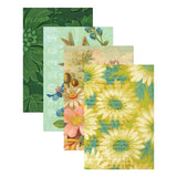 Bloc de papier à 2 palettes Florals de la collection Flea Market Finds par Cathe Holden