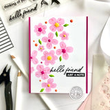 Color Layering Bold Flowers Stencils