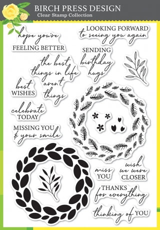 Classic Sentimental Wreath Stamp Set