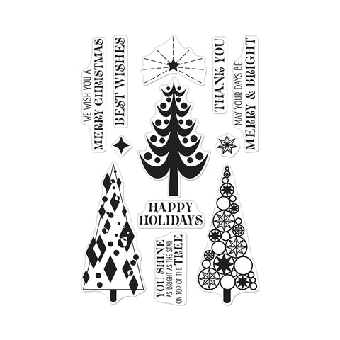 Stylized Christmas Trees