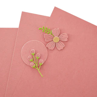 Papier cartonné Velvet Rose Essentials 8,5" x 11", paquet de 10