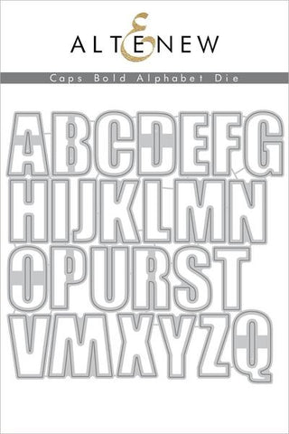 Caps Bold Alphabet Die Set