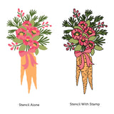 Garden Bouquet - Set Of 2 Coordinating Stencils