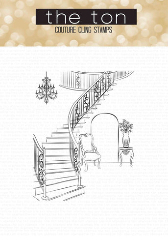 Scenes: Grand Stairway Cling Background