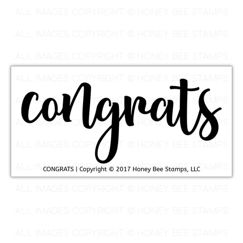 Congrats Stamp Set - RETIRING