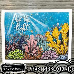 Coral Reef Background Stamp Set