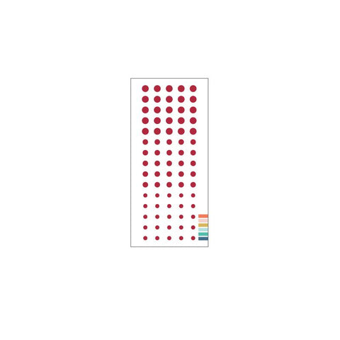 ENAMEL DOTS - Cranberry