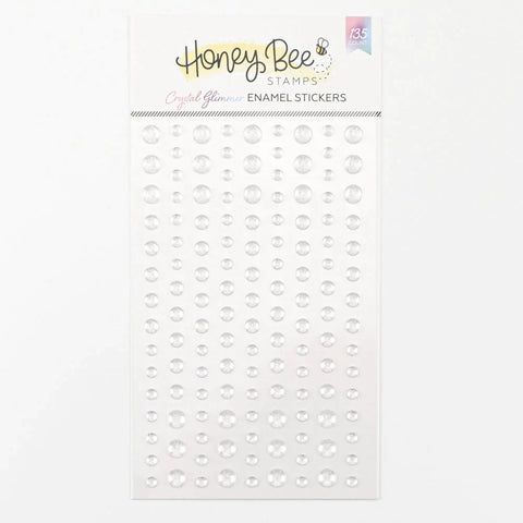 Crystal Glimmer Enamel Stickers - 135 Count