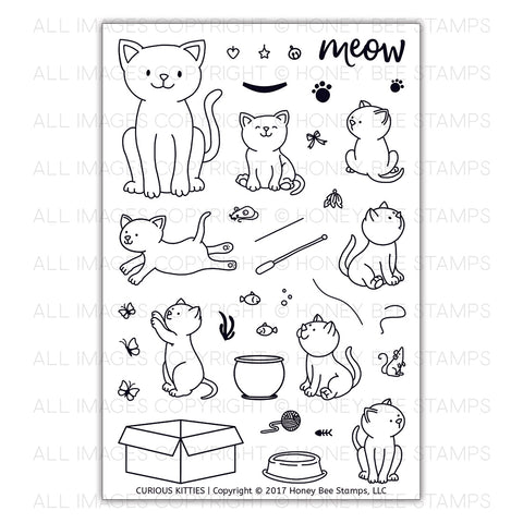 Curious Kitties Stamp Set 
