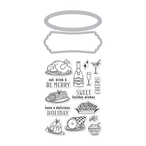 Holiday Meal Stamp & Cut