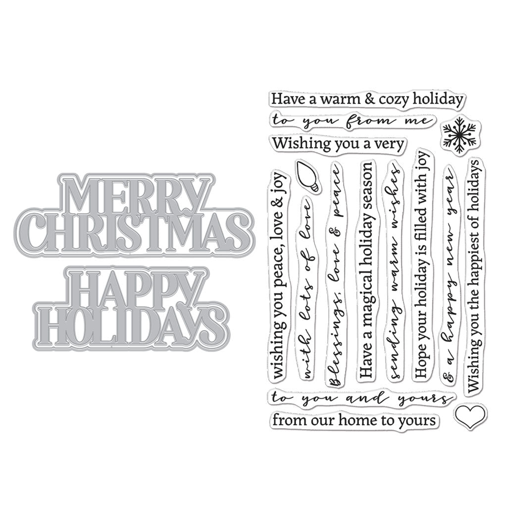 Christmas Holidays Stamp & Cut XL