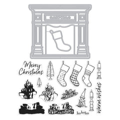 Fireplace Stamp & Cut XL