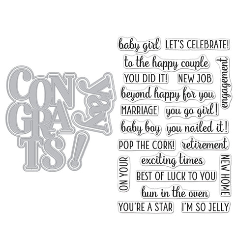 Congrats & Yay Stamp & Cut XL