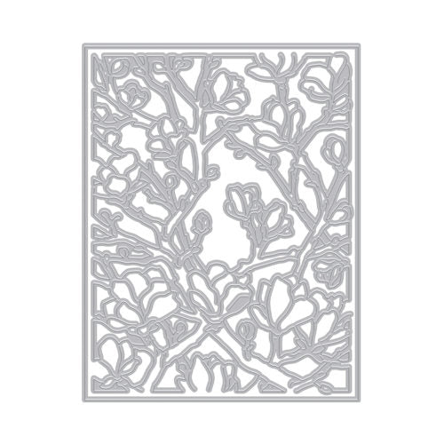 Plaque de couverture de branches de magnolia (F)