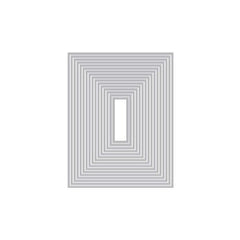 Nesting Rectangle Infinity Dies