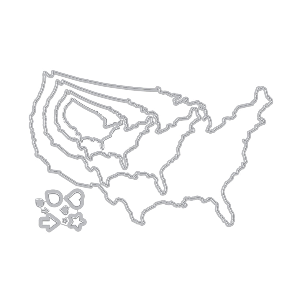US Map Infinity Dies