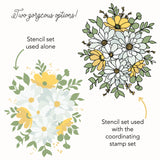 Daisy Layers Bouquet - 6x8 Stamp Set