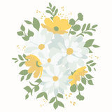 Daisy Layers Bouquet - Set Of 6 Coordinating A2 Stencils
