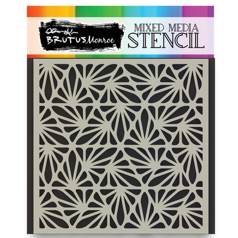 Mixed Media Stencil - Deco Flower