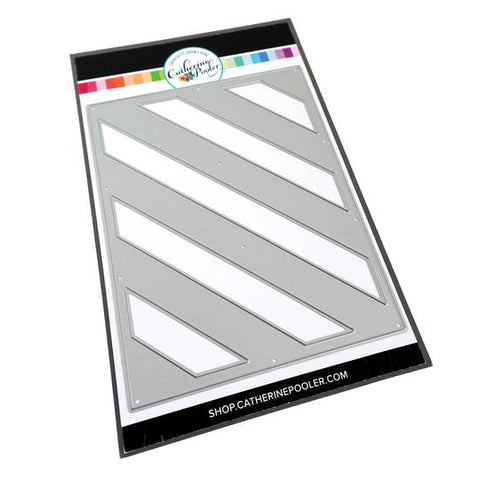 Diagonal Stripe Cover Plate Die