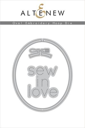 Oval Embroidery Hoop Die Set
