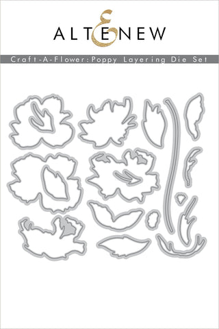 Craft-A-Flower: Poppy Layering Die Set