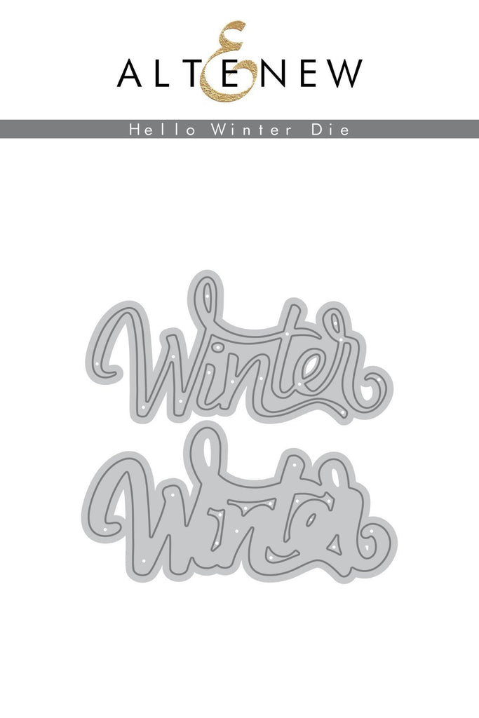 Ensemble de matrices Hello Winter