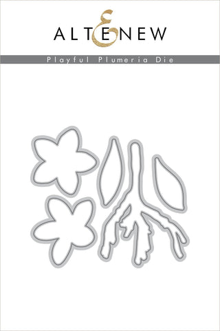 Playful Plumeria Die Set - RETIRING