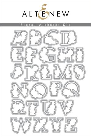 Ensemble de matrices d'alphabet floral