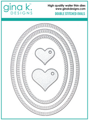 Double Stitched Ovals Dies