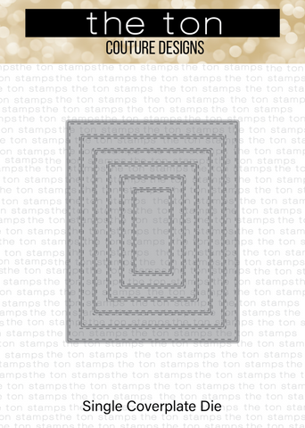 Double Stitched Rectangle A2 Coverplate Die