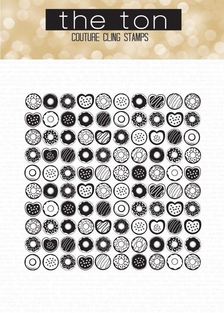 Doughnut Party Cling Background