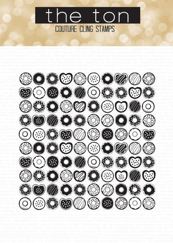 Doughnut Party Cling Background