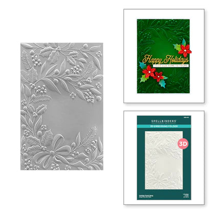 SPELLBNDERS PAPERCRAFTS, NC Spellbnders 3D Embossng Folder 5.5"x8.5