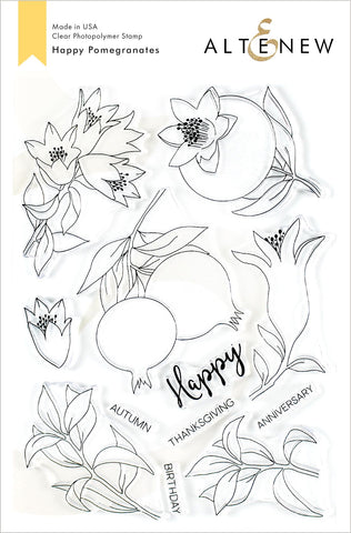 Happy Pomegranates Stamp Set - RETIRING