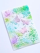 Butterfly Gathering 3D Embossing Folder