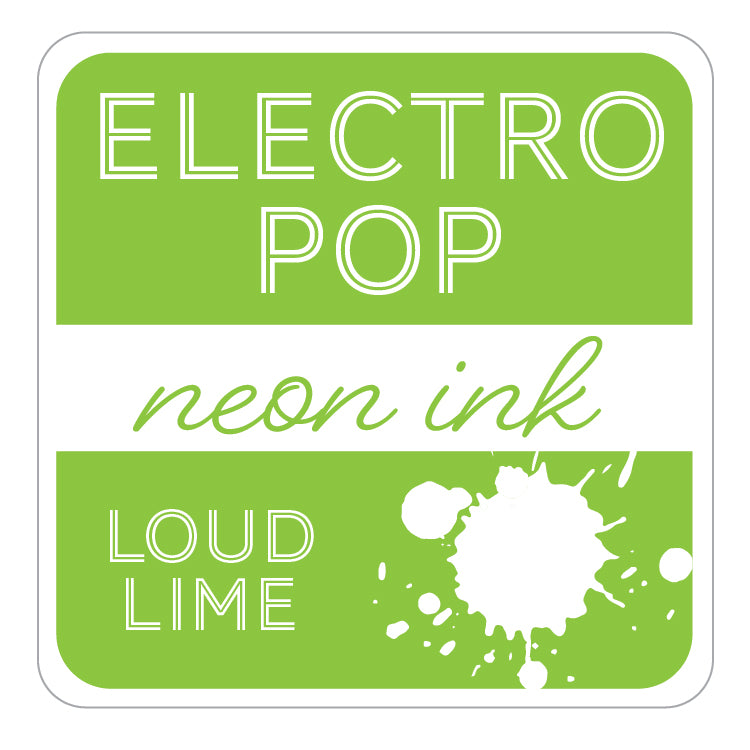 Tampon encreur ElectroPop Lime fort