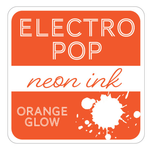 Tampon encreur ElectroPop Orange Glow