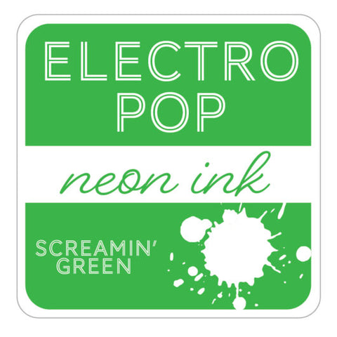 Tampon encreur ElectroPop Screamin' Green