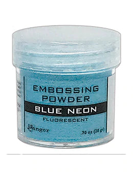Poudre à Embosser Néon Bleu