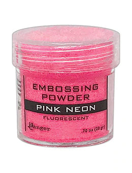 Pink Neon Embossing Powder