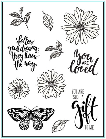 Elegant Aster Stamp Set Stamp Set