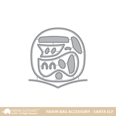 Favor Bag Accessory - Santa Elf