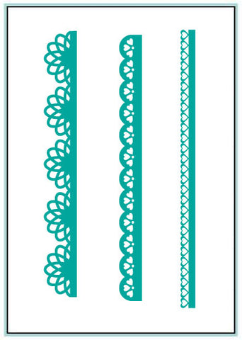 Ensemble de matrices de bordure fantaisie