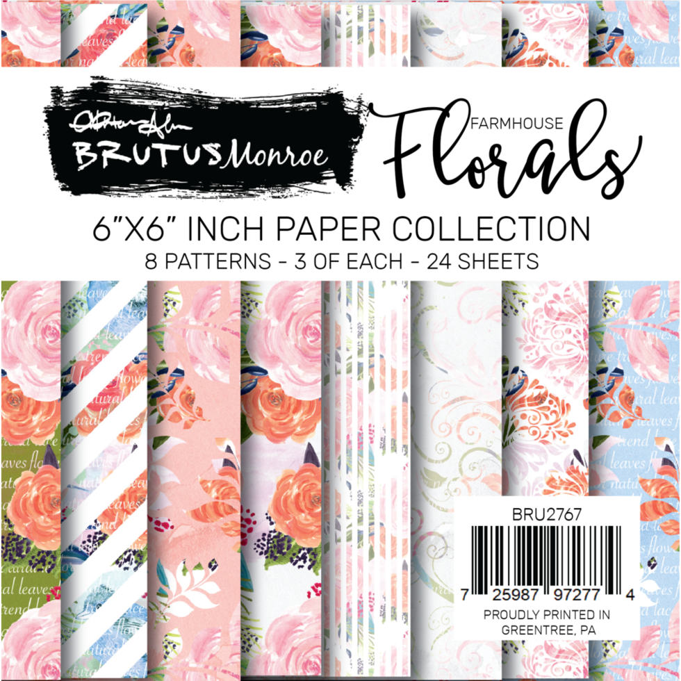 Farmhouse Floral Paper Pad
