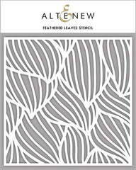 Feathered Leaves Stencil