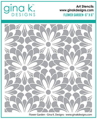 Flower Garden Stencil