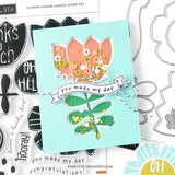 Flower Shaker Shapes Stamp Set