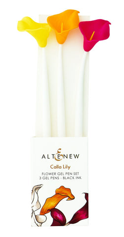 Ensemble de stylos gel fleur - Calla Lily 